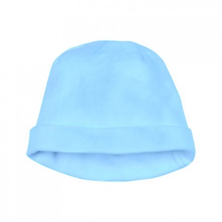 Cotton jersey Baby hat in blue