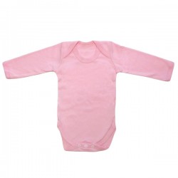 Pink Long Sleeve Bodysuit 3-6m