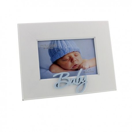 Fotokader "Baby" 10x15 cm blauw