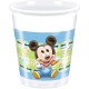 200ml Plastic Cups "Baby Mickey Mouse" x8