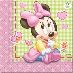 Papieren servetten "Baby Minnie Mouse" x20
