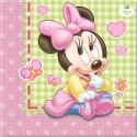 Serviettes en papier "Bébé Minnie Mouse" x20