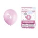 Umbrellaphants "Baby Shower" Pink 12'' Balloons x8