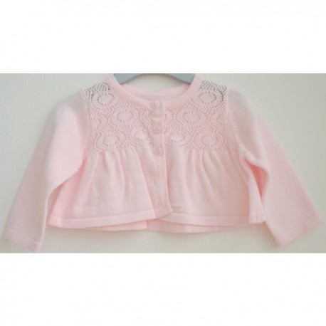 Pretty Baby Pink Cardigan For Nb-9m