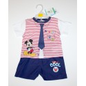 2-piece summer set "Mickey Mouse" red