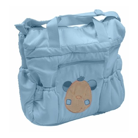 Nursery bag "bear" blue