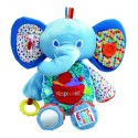 Developmental elephant plush "The world of Eric Carle" blue