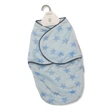 Swadle bag for newborn "stars" blue