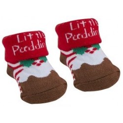 Socks "Christmas pudding" brown